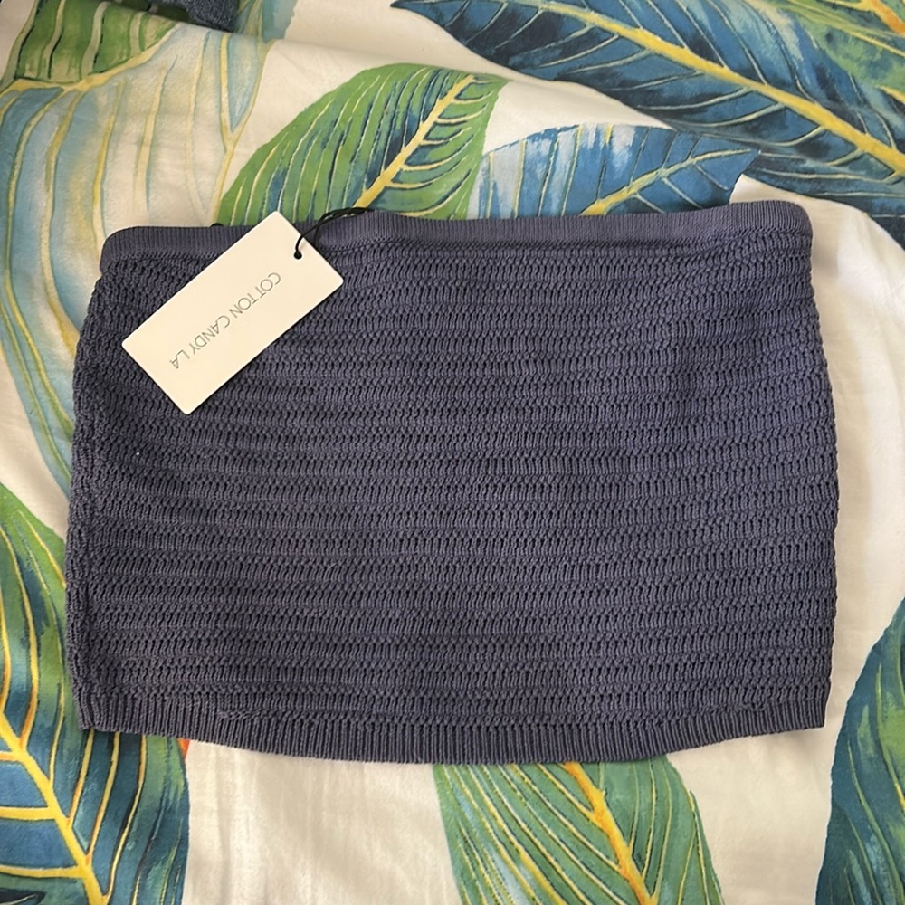 NWT Cotton Candy LA Pia Smocked Tube Top